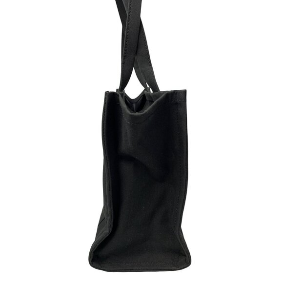 Marc Jacobs Large Canvas Tote Bag EUC Black Travel - Picture 3 of 12